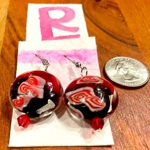 Murano glass hand made earrings